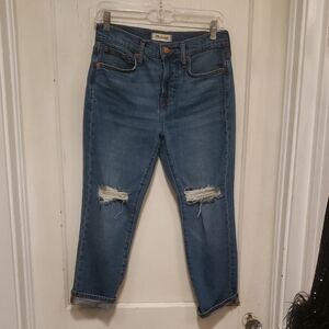 Madewell Distressed The Perfect Vintage Crop Women's Jeans 26P